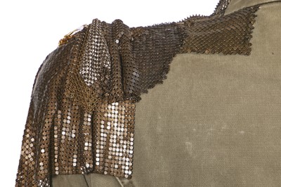 Lot 84 - A Balmain by Christophe Decarnin green cotton military-inspired coat, Spring-Summer 2010