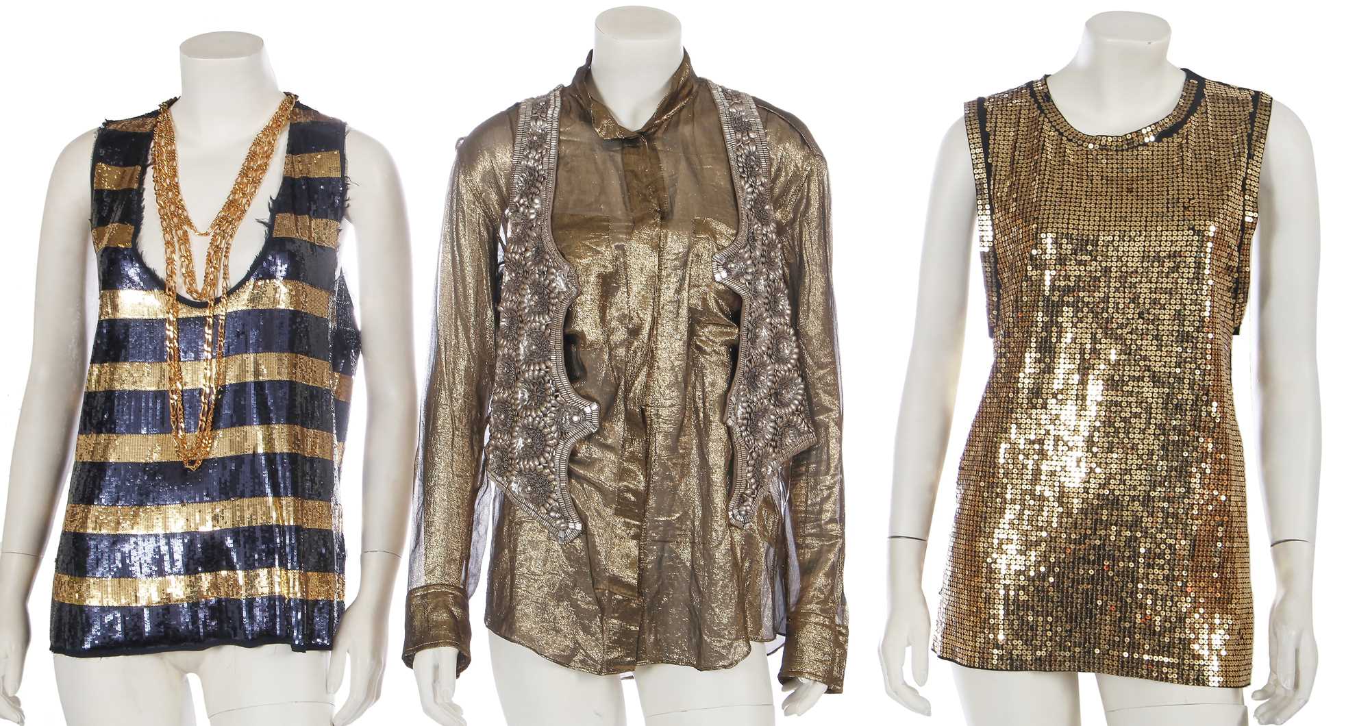 Click for high resolution Lot 234 - A group of Balmain tops and accessories, 2010s