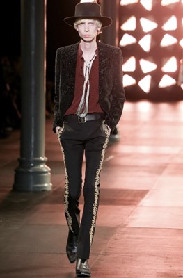 Lot 7 - A Saint Laurent by Hedi Slimane men's ensemble, circa 2015