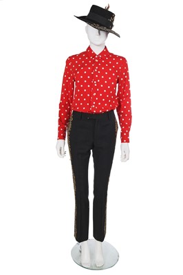 Lot 7 - A Saint Laurent by Hedi Slimane men's ensemble, circa 2015