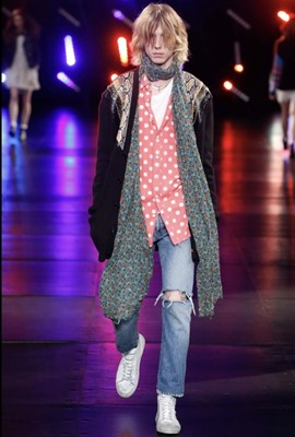 Lot 7 - A Saint Laurent by Hedi Slimane men's ensemble, circa 2015