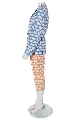 Lot 14 - A Thom Browne men's jacquard woven cotton summer suit, Spring-Summer 2013