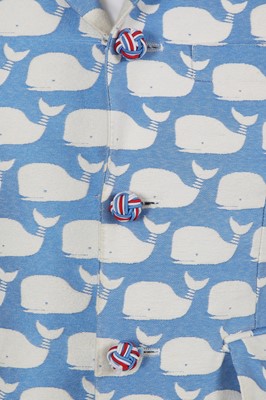 Lot 14 - A Thom Browne men's jacquard woven cotton summer suit, Spring-Summer 2013