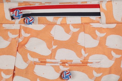 Lot 14 - A Thom Browne men's jacquard woven cotton summer suit, Spring-Summer 2013