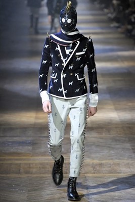 Lot 16 - A Thom Browne men's spike-studded suit, Autumn-Winter 2012-13