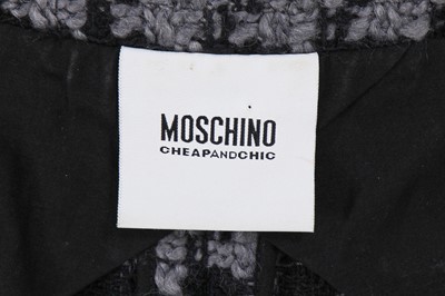 Lot 271 - A Moschino black and grey tweed wool suit, 2000s