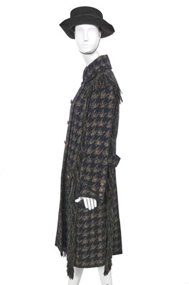 Lot 18 - A fine Chanel by Karl Lagerfeld painted bouclé wool double-breasted coat, 'Paris-Dallas' collection, Métiers d'Art, Pre-Fall 2014