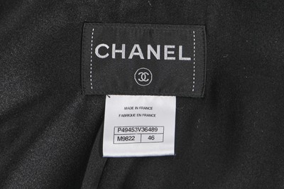 Lot 18 - A fine Chanel by Karl Lagerfeld painted bouclé wool double-breasted coat, 'Paris-Dallas' collection, Métiers d'Art, Pre-Fall 2014