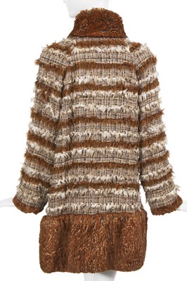 Lot 27 - A Chanel by Karl Lagerfeld tweed and fur coat, Autumn-Winter 2010-11