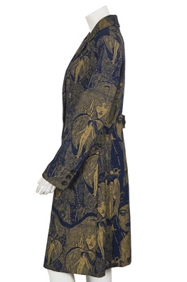 Lot 254 - A Roisin Dubh screen printed denim coat, 2003