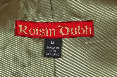 Lot 254 - A Roisin Dubh screen printed denim coat, 2003