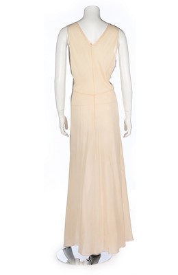 Lot 363 - Two Jean Patou bias-cut crêpe de chine...