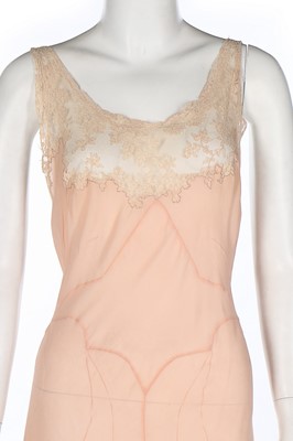 Lot 363 - Two Jean Patou bias-cut crêpe de chine...