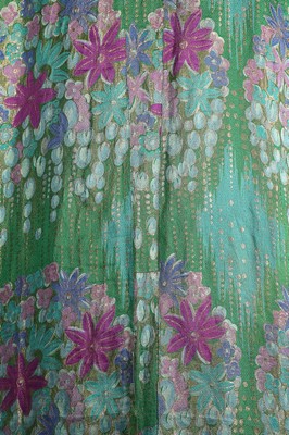 Lot 428 - A quantity of lamé fabric lengths, 1930s,...