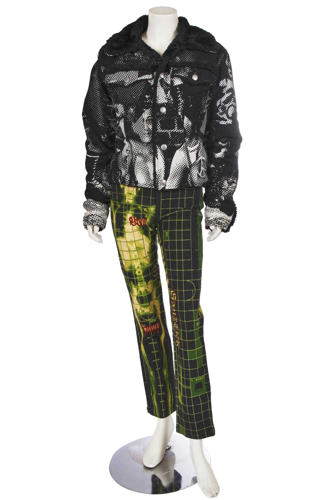 Lot 314 - A Jean Paul Gaultier denim ensemble, mid 1990s