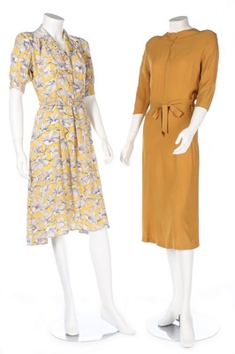 Lot 13 - A group of afternoon and dinner-wear, 1940s,...