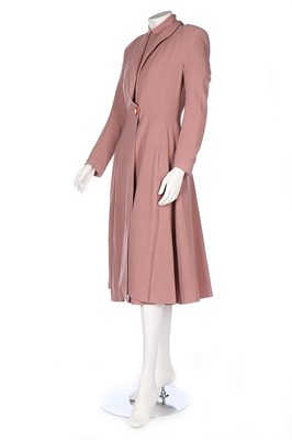 Lot 15 - A group of woollen suits and dresses, 1940s,...