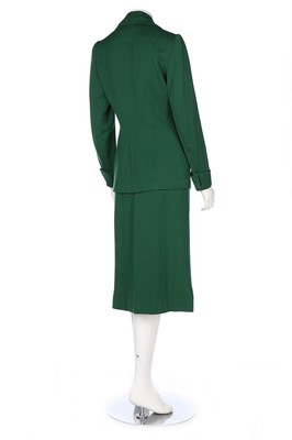 Lot 15 - A group of woollen suits and dresses, 1940s,...