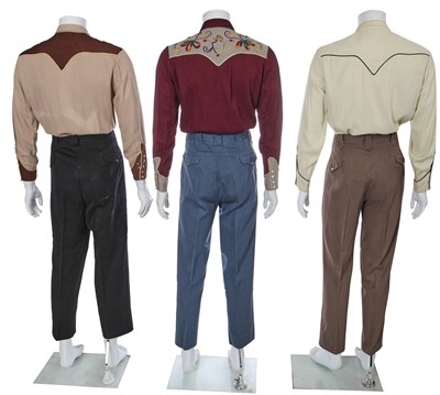 Lot 115 - A large group of H bar C and California Ranchwear Inc men's Westernwear, mid-20th century