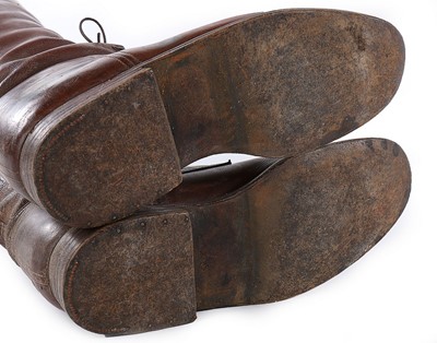 Lot 67 - A pair of Maxwell London men's brown leather...