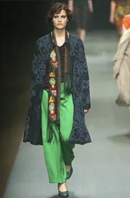 Lot 248 - A Dries Van Noten embroidered wool coat, Autumn-Winter 2004-05