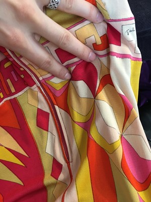 Lot 484 - An Emilio Pucci printed silk jersey dress, circa 1970