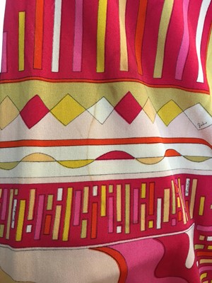 Lot 484 - An Emilio Pucci printed silk jersey dress, circa 1970