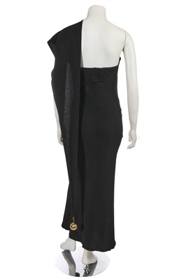 Lot 310 - A Jean Paul Gaultier black rayon blend dress, late 1990s