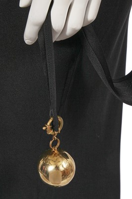Lot 310 - A Jean Paul Gaultier black rayon blend dress, late 1990s