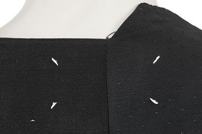 Lot 321 - A Maison Martin Margiela artisanal black rayon blouse, Autumn-Winter 1993-94