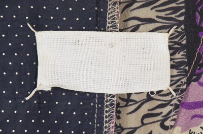 Lot 322 - A Maison Martin Margiela artisanal printed blouse, Autumn-Winter 1993-94