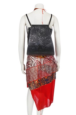 Lot 313 - A Jean Paul Gaultier sarong and backpack, 'Cyberbaba' collection Spring-Summer 1996