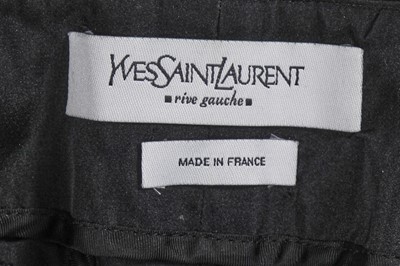 Lot 261 - An Yves Saint Laurent by Tom Ford black wool corset ensemble, circa 2002