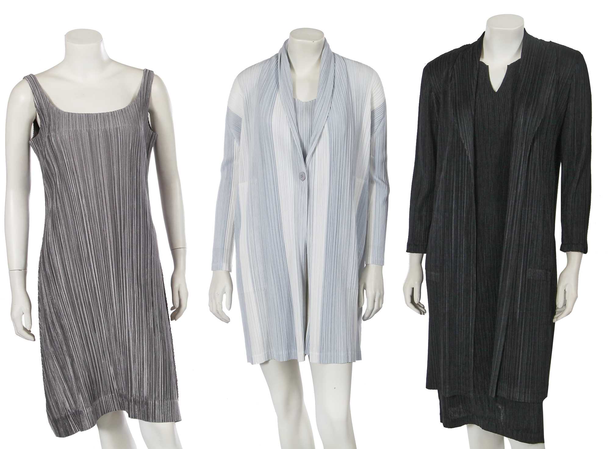 Lot 281 - A group of Issey Miyake pleated polyester garments, 2000s-2010s