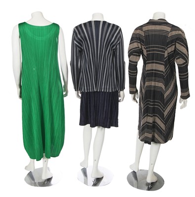 Lot 282 - A group of Issey Miyake pleated polyester garments, 2000s-2010s