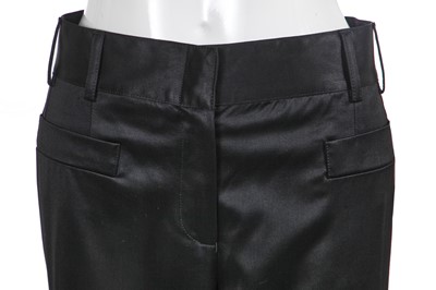 Lot 67 - Marianne Faithfull's Chanel by Karl Lagerfeld black tweed tuxedo jacket, Spring-Summer 2005