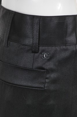 Lot 67 - Marianne Faithfull's Chanel by Karl Lagerfeld black tweed tuxedo jacket, Spring-Summer 2005