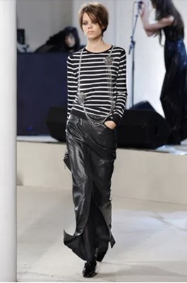 Lot 63 - Marianne Faithfull's black Chanel by Karl Lagerfeld ensemble, 'Paris-London' collection, Métiers d'Art, pre-fall 2008
