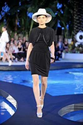 Lot 62 - Marianne Faithfull's Chanel by Karl Lagerfeld little black dress, Cruise collection 2009