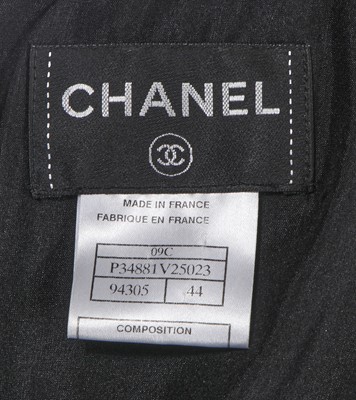 Lot 62 - Marianne Faithfull's Chanel by Karl Lagerfeld little black dress, Cruise collection 2009