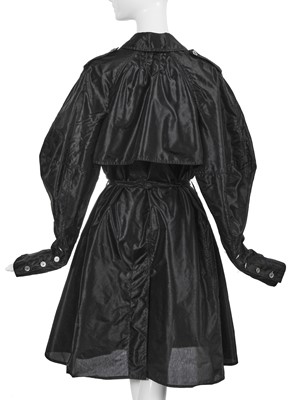 Lot 66 - Marianne Faithfull's Chanel by Karl Lagerfeld black polyamide trench coat, Spring-Summer 2006
