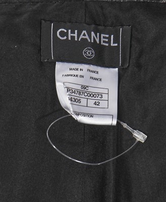 Lot 72 - Marianne Faithfull's black Chanel by Karl Lagerfeld ensemble, 2000s