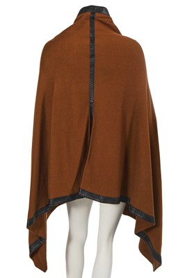 Lot 178 - An Hermès by Christophe Lemaire brown cashmere cape, Autumn-Winter 2013-14