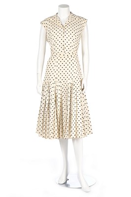 Lot 155 - A Christian Dior boutique black and white...