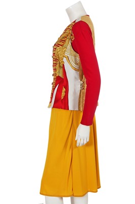 Lot 180 - An Hermès printed waistcoat and t-shirt, circa 1991