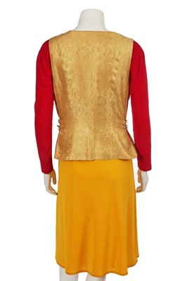 Lot 180 - An Hermès printed waistcoat and t-shirt, circa 1991