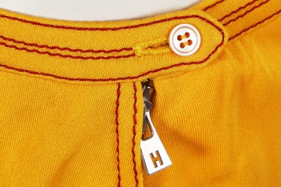 Lot 180 - An Hermès printed waistcoat and t-shirt, circa 1991