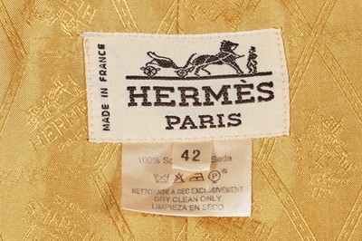 Lot 180 - An Hermès printed waistcoat and t-shirt, circa 1991