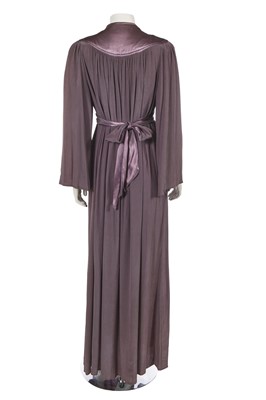 Lot 472 - An Ossie Clark for Radley pastel-purple textured crêpe maxi dress, 1970s