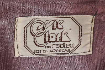 Lot 472 - An Ossie Clark for Radley pastel-purple textured crêpe maxi dress, 1970s